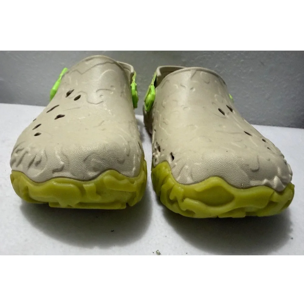 Crocs Echo Clog Desert Grass Limeade Mens 10 Womens 12 Sporty Sandal